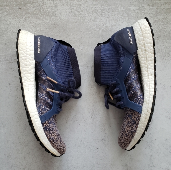 Adidas UltraBOOST X All Terrain Sock Shoes Sneakers Navy Blue SZ 7.5 - Picture 9 of 9